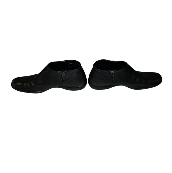 PRADA Men's Leather Slip On Loafers Zip Up Comfort Ankle High Dress Shoe 39 - Picture 5 of 11